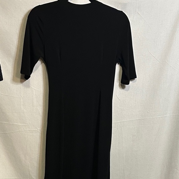 Tahari Black Wrap Dress - Picture 7 of 7